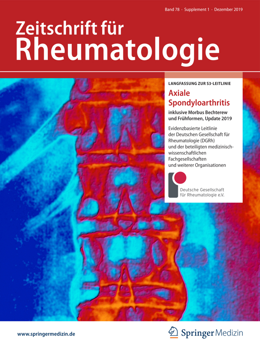 Cover der Zeitschrift für Rheumatologie Band 78