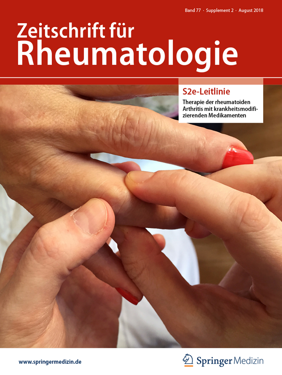Cover der Zeitschrift für Rheumatologie Band 77